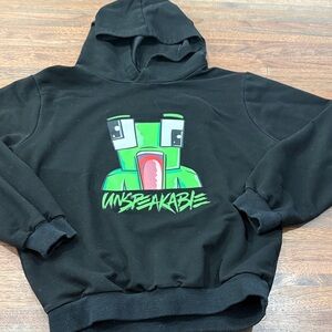 Black and Green Unspeakable Kids Hoodie